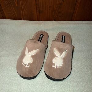 PLAYBOY Plush Pink Slippers